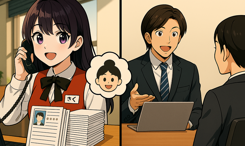 調整はAIに任せ、面接に集中