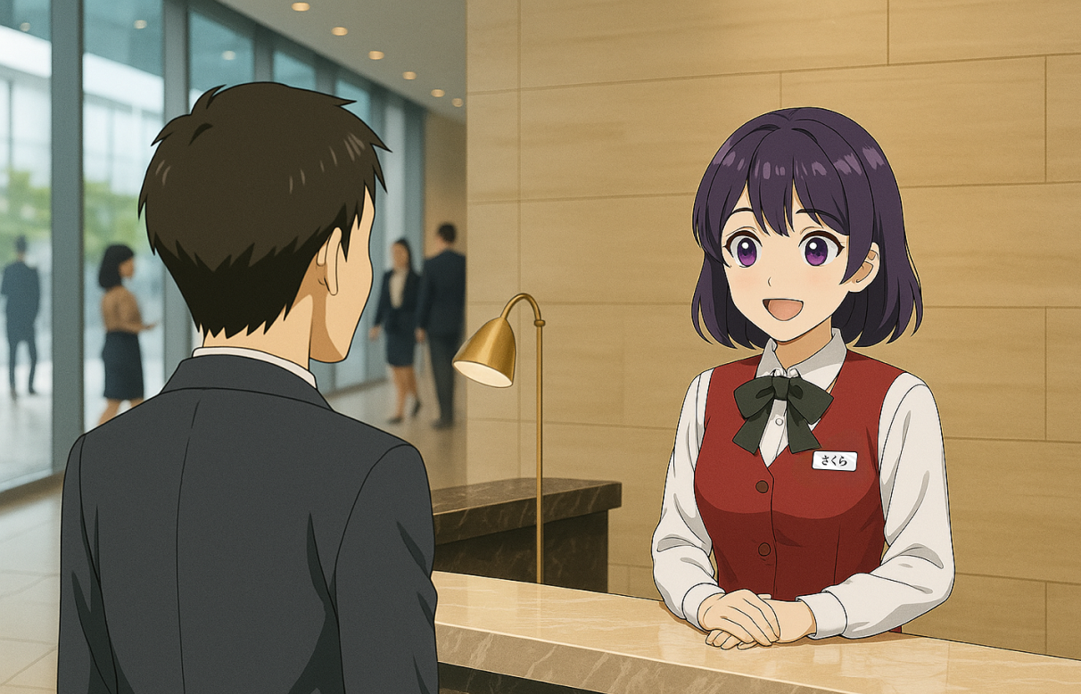 受付さくらさん