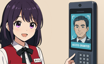 事前登録や顔認証でスムーズな受付が可能。直感的な操作で誰でも使いやすい。