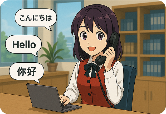 多言語対応
