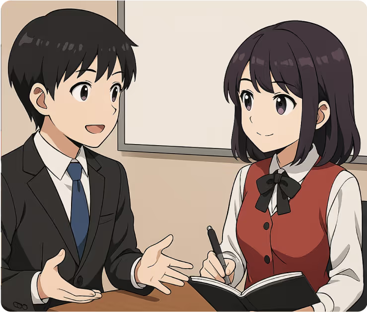 社内の研修やロールプレイングも
AIさくらさんにお任せ書類の提出場所をさくらさんが案内