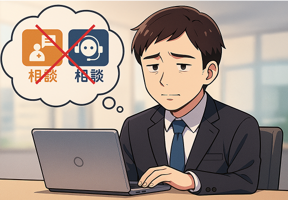 外部EAPや相談窓口があるのに、利用されない
