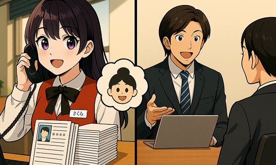調整はAIに任せ、面接に集中