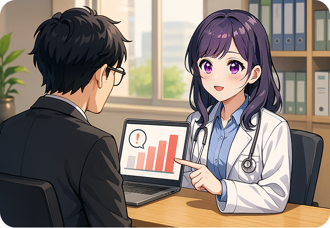不調の早期発見