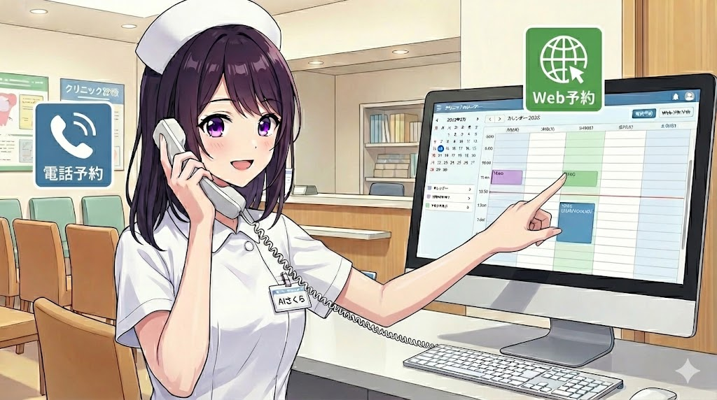 予約・変更・キャンセルを 自動受付