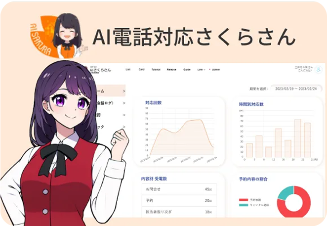 AI電話対応さくらさん