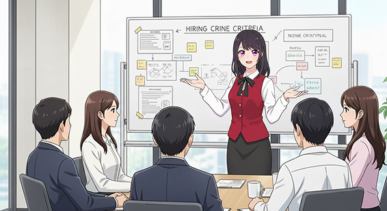 AIと人のタッグで採用基準を標準化