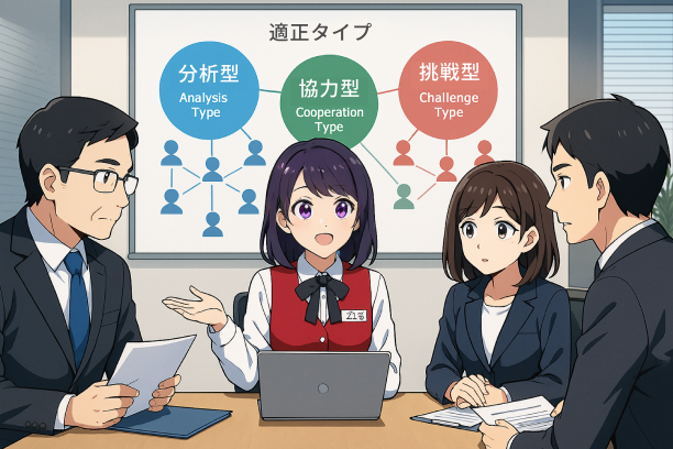 発言や性格の傾向から、社員に合った業務や役割を見極める