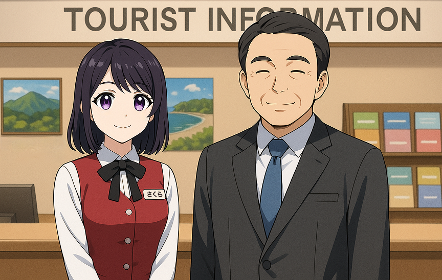 世界80言語でおもてなし
観光協会の夜明けを告げる導入ストーリー