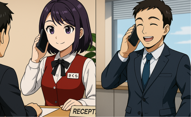 担当者への取次はすべてAIが対応