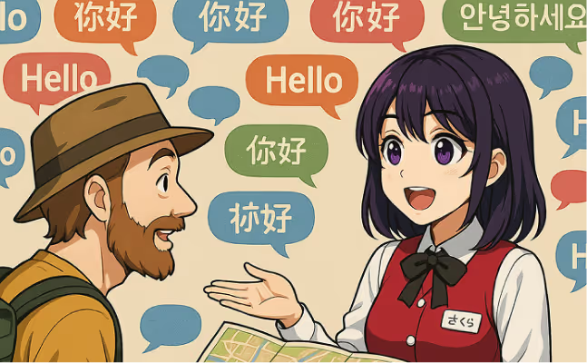 多言語対応もすべてお任せ