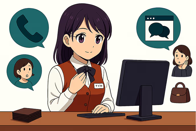 問い合わせはAIですべて対応