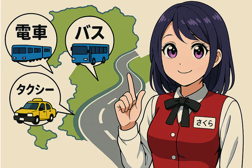 地域の交通網を把握最適なルートをAIが案内