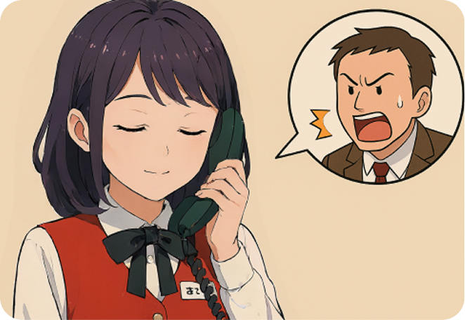 クレーム電話はすべてAIが対応